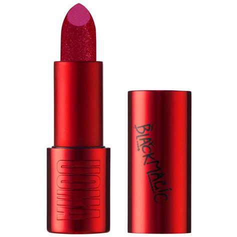 Unlock the power of Uoma Beauty's Black Magic Spellbinding Effect Metallic Lipstick